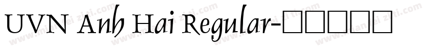 UVN Anh Hai Regular字体转换